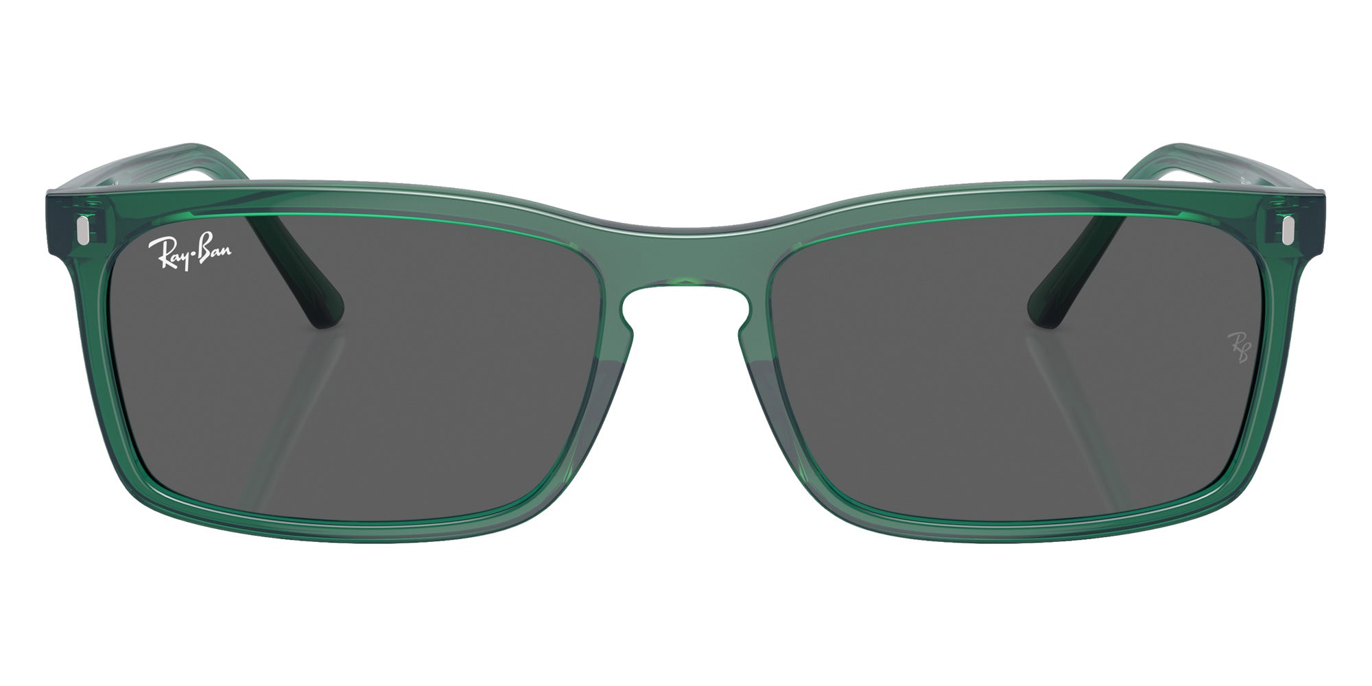 Ray-Ban® RB4435 RB4435 6615B1 59 Sunglasses - Transparent Green