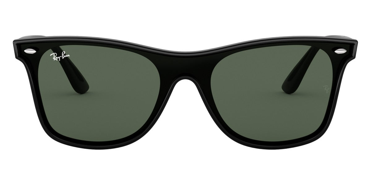 Ray-Ban® Blaze Wayfarer RB4440N RB4440N 6356X0 41 - Matte Transparent with Clear Gradient Blue Mirrored Red lenses Sunglasses