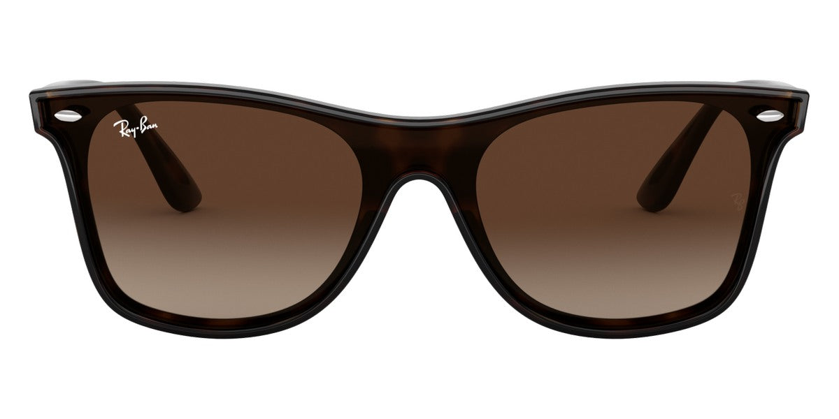 Ray-Ban® Blaze Wayfarer RB4440N RB4440N 601/71 41 - Black with Dark Green lenses Sunglasses