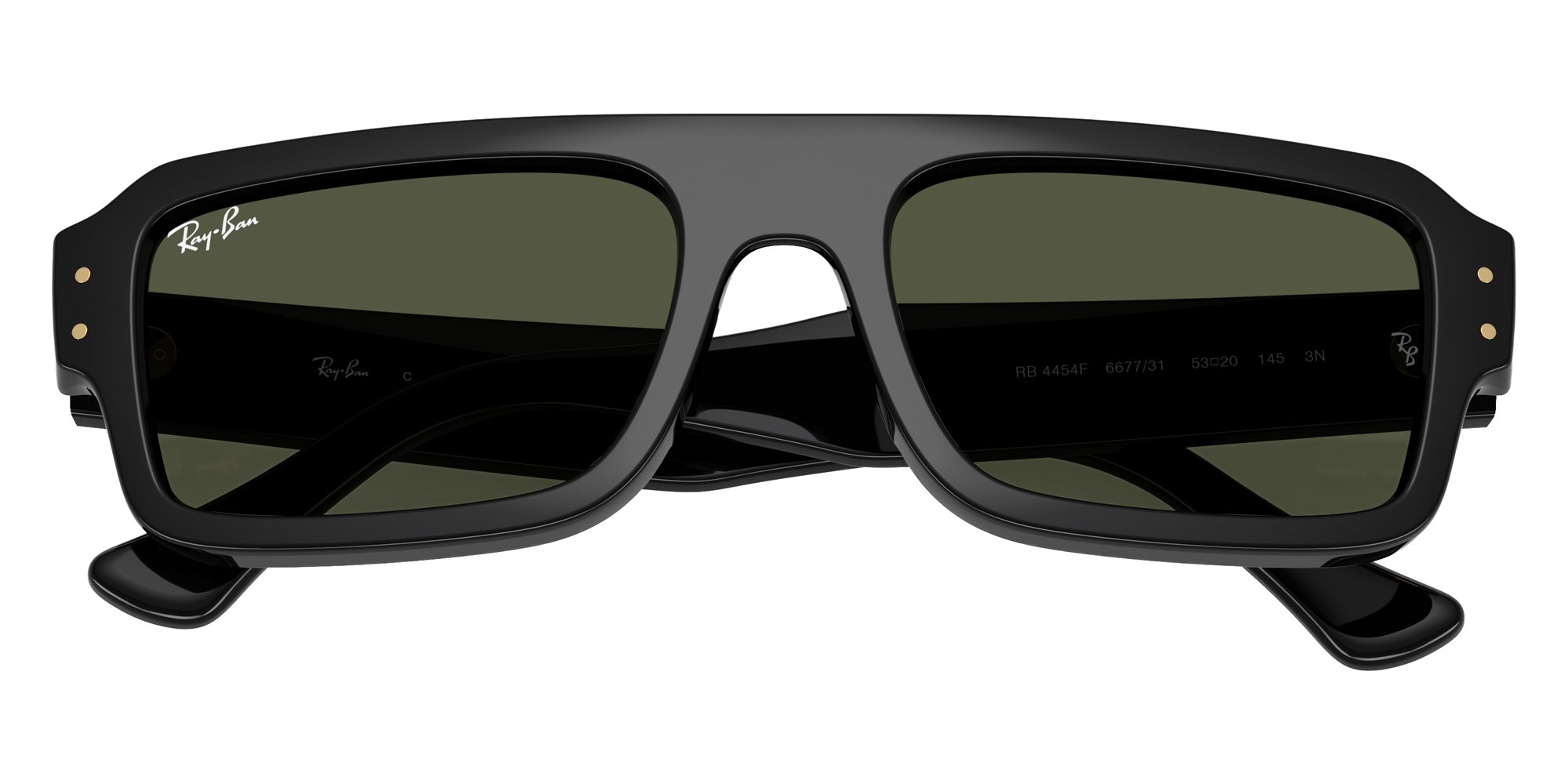 Ray-Ban® RB4454F RB4454F 667731 53 Sunglasses - Black