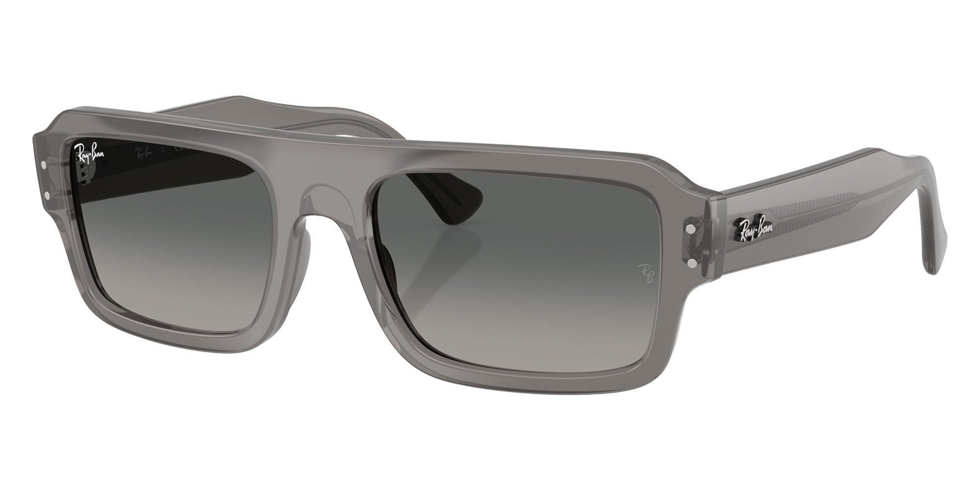 Ray-Ban® RB4454F RB4454F 680571 53 Sunglasses - Transparent Gray