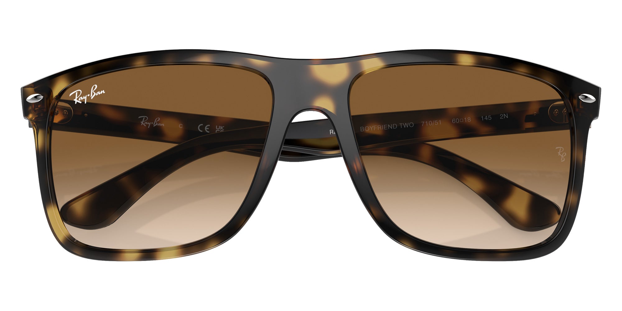 Ray-Ban® RB4547 RB4547 710/51 60 Sunglasses - Havana