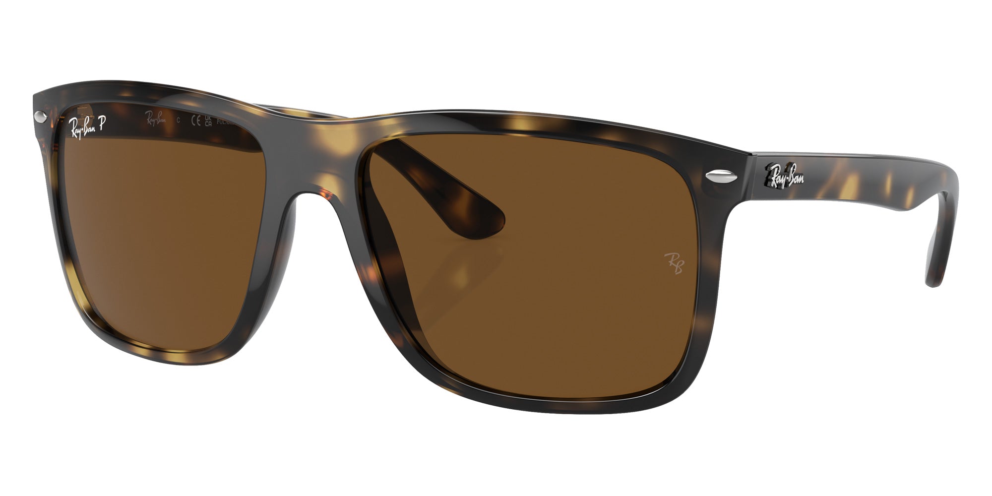 Ray-Ban® RB4547 RB4547 710/57 57 Sunglasses - Havana