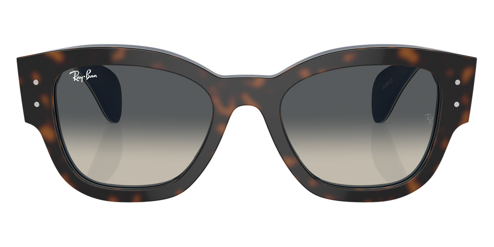 Ray-Ban® RB7681S RB7681S 140171 52 Sunglasses - Havana Gray On Gradient Blue