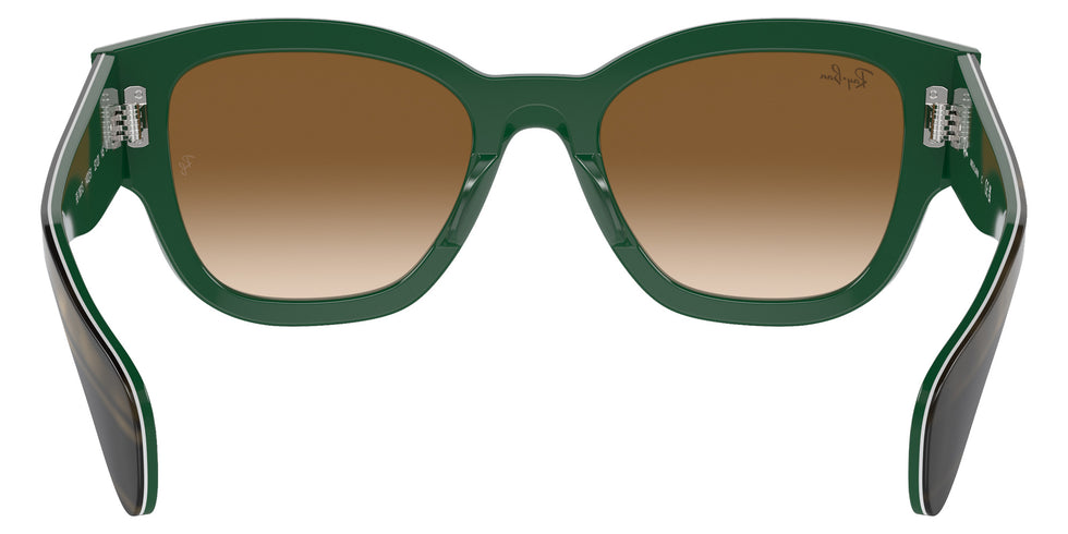 Ray-Ban® RB7681S RB7681S 140251 52 Sunglasses - Striped Green On Green