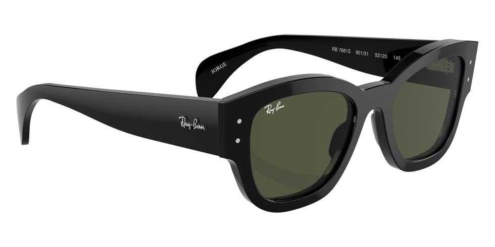 Ray-Ban® RB7681S RB7681S 901/31 52 Sunglasses - Black