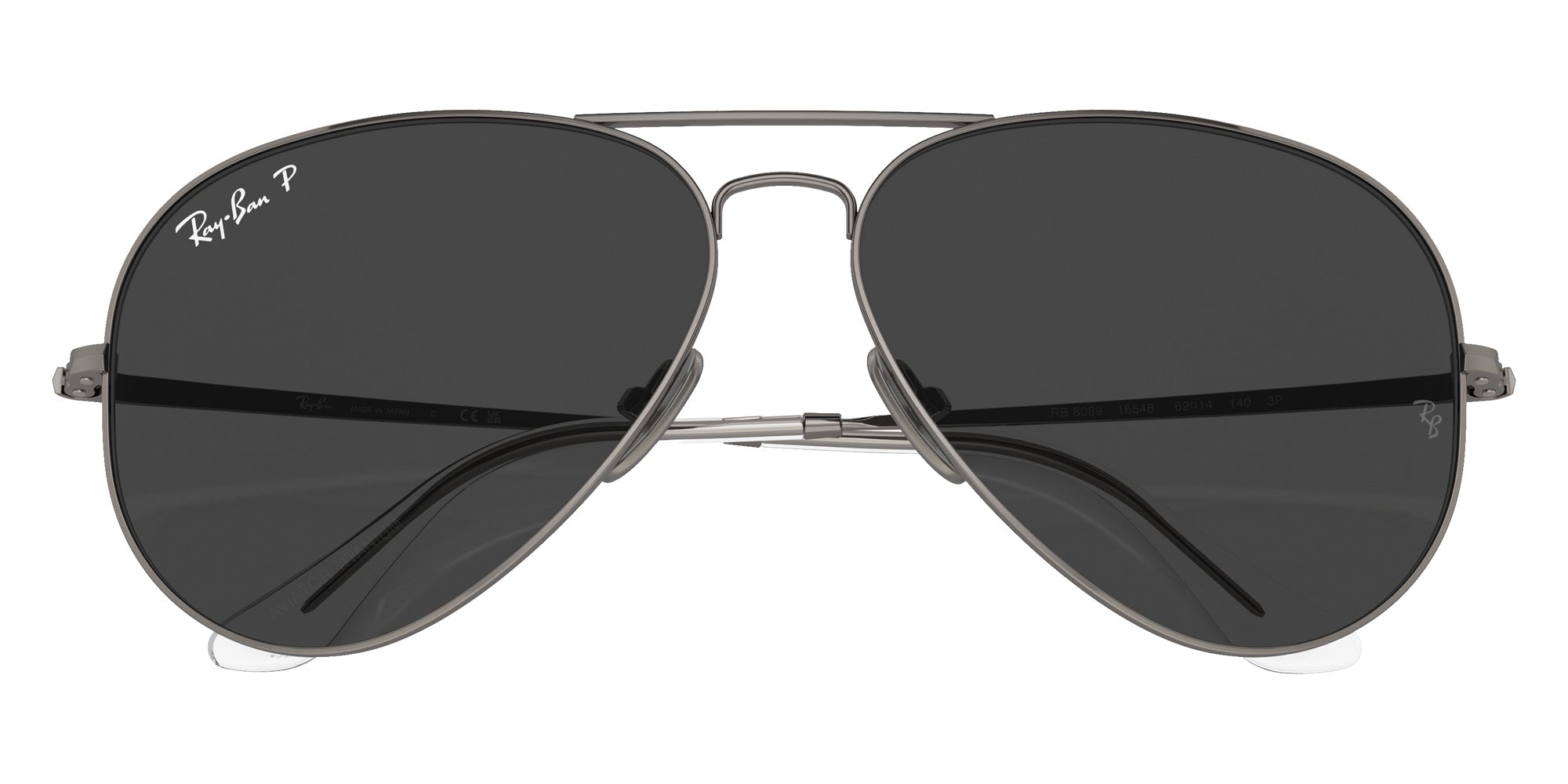 Ray-Ban® RB8089 RB8089 165/48 62 Sunglasses - Gunmetal