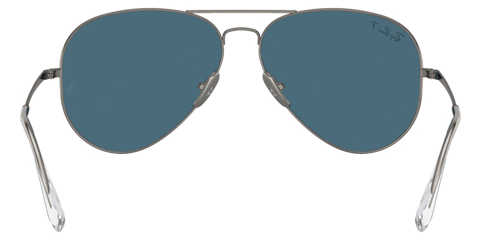Ray-Ban® RB8089 RB8089 165/S2 62 Sunglasses - Gunmetal