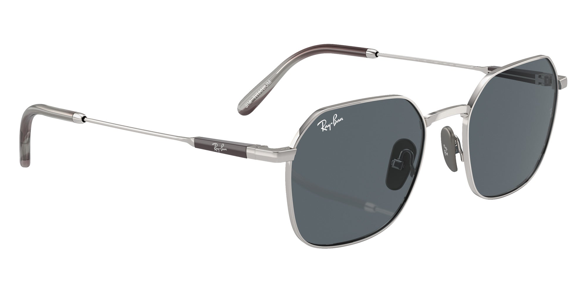 Ray-Ban® RB8094 RB8094 9209R5 53 Sunglasses - Silver