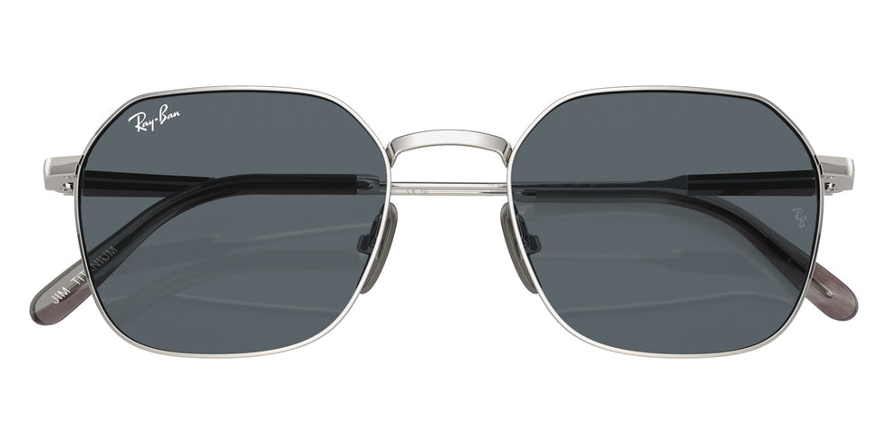 Ray-Ban® RB8094 RB8094 9209R5 53 Sunglasses - Silver