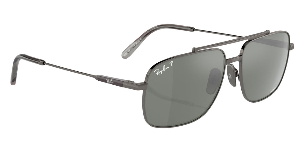 Ray-Ban® RB8096 RB8096 165/GK 59 Sunglasses - Gunmetal