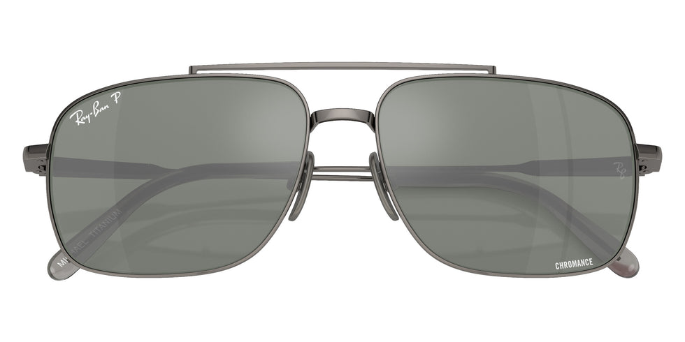 Ray-Ban® RB8096 RB8096 165/GK 59 Sunglasses - Gunmetal