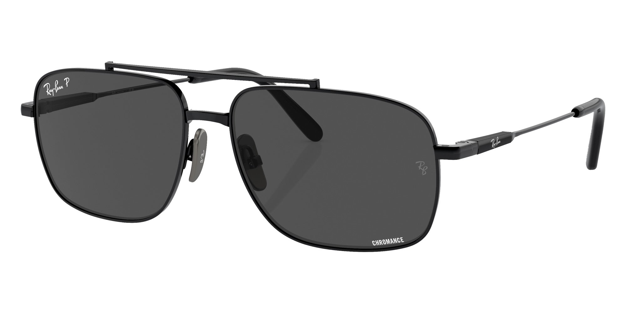 Ray-Ban® RB8096 RB8096 9267K8 59 Sunglasses - Black