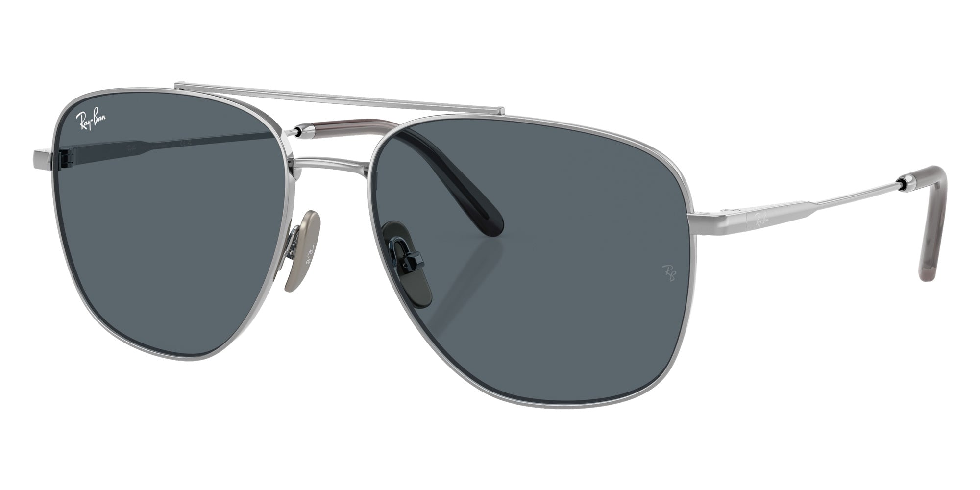 Ray-Ban® RB8097 RB8097 9209R5 59 Sunglasses - Silver