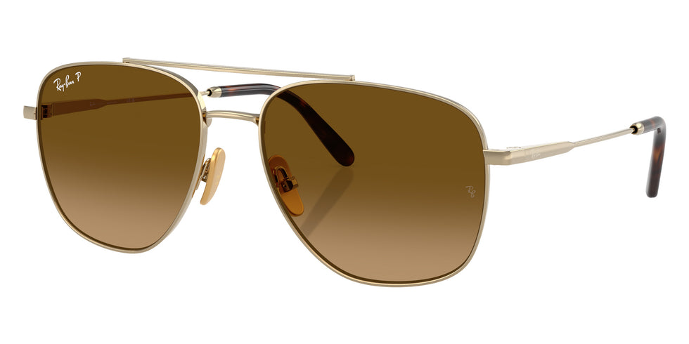 Ray-Ban® RB8097 RB8097 9265M2 59 Sunglasses - Arista Gold