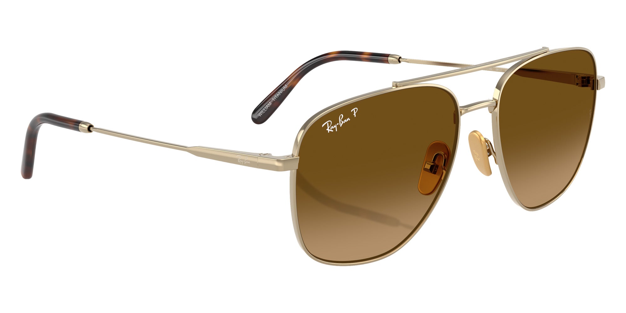 Ray-Ban® RB8097 RB8097 9265M2 59 Sunglasses - Arista Gold