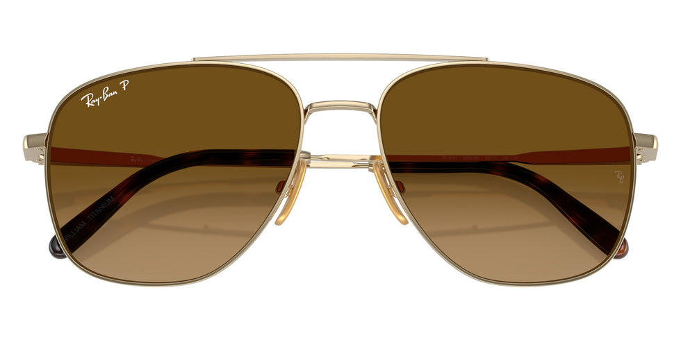 Ray-Ban® RB8097 RB8097 9265M2 59 Sunglasses - Arista Gold