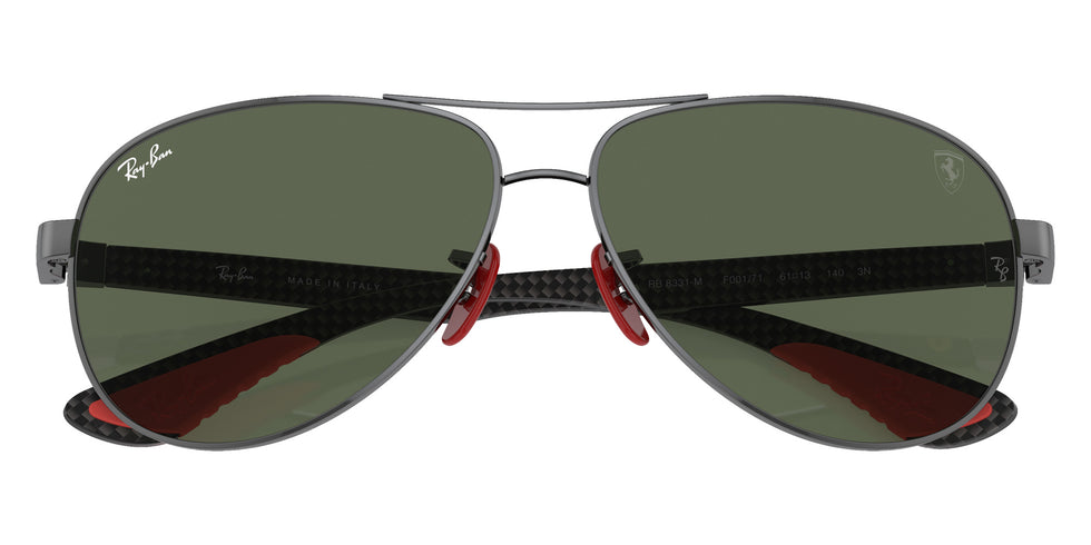 Ray-Ban® RB8331M RB8331M F00171 61 Sunglasses - Dark Carbon