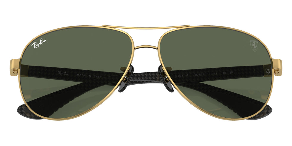Ray-Ban® RB8331M RB8331M F00871 61 Sunglasses - Dark Carbon
