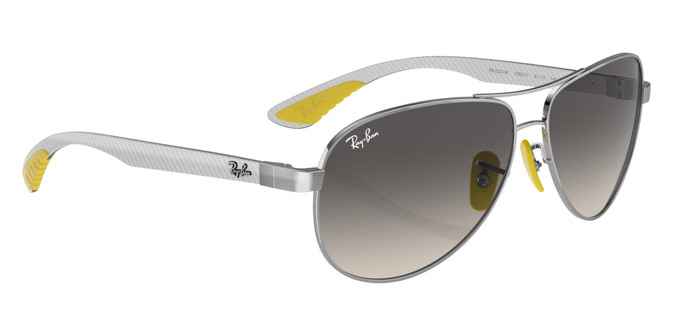 Ray-Ban® RB8331M RB8331M F08311 61 Sunglasses - Light Carbon