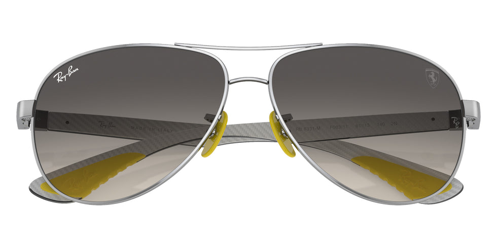 Ray-Ban® RB8331M RB8331M F08311 61 Sunglasses - Light Carbon