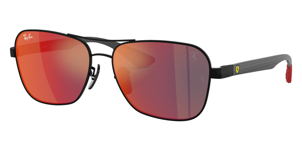 Ray-Ban® RB8336M RB8336M F1186P 58 Sunglasses - Dark Carbon