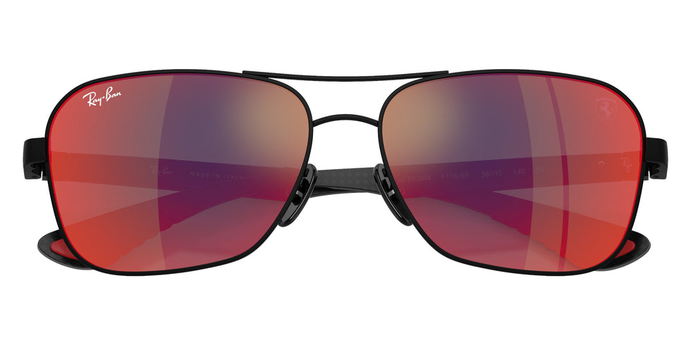 Ray-Ban® RB8336M RB8336M F1186P 58 Sunglasses - Dark Carbon