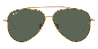 Ray-Ban® AVIATOR REVERSE 0RBR0101S RBR0101S 001/VR 62 - Gold with Green lenses Sunglasses