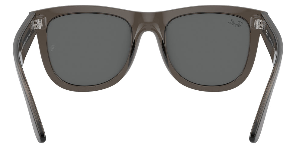 Ray-Ban® RBR0502SF RBR0502SF 6707GR 53 Sunglasses - Transparent Dark Gray