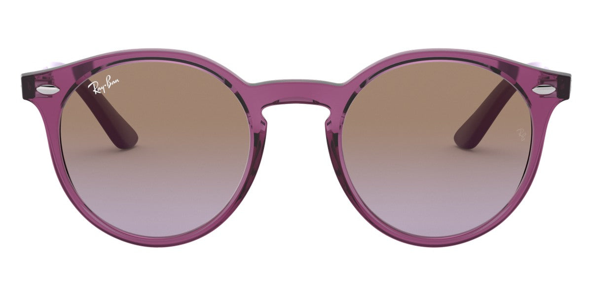 Ray-Ban® RJ9064S RJ9064S 706468 44 - Transparent Fuchsia with Violet Gradient Brown lenses Sunglasses