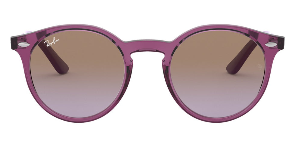 Ray-Ban® RJ9064S RJ9064S 706468 44 - Transparent Fuchsia with Violet Gradient Brown lenses Sunglasses