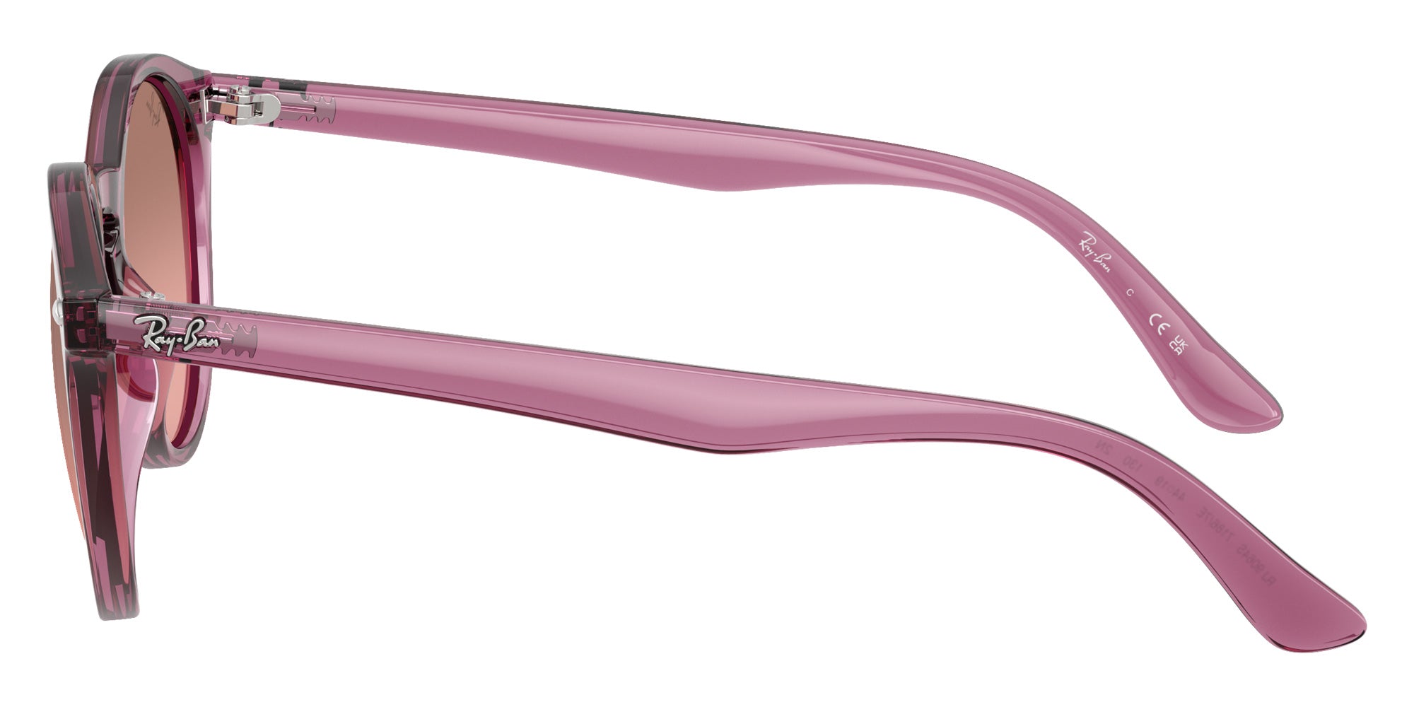 Ray-Ban® RJ9064S RJ9064S 71867E 44 Sunglasses - Transparent Violet