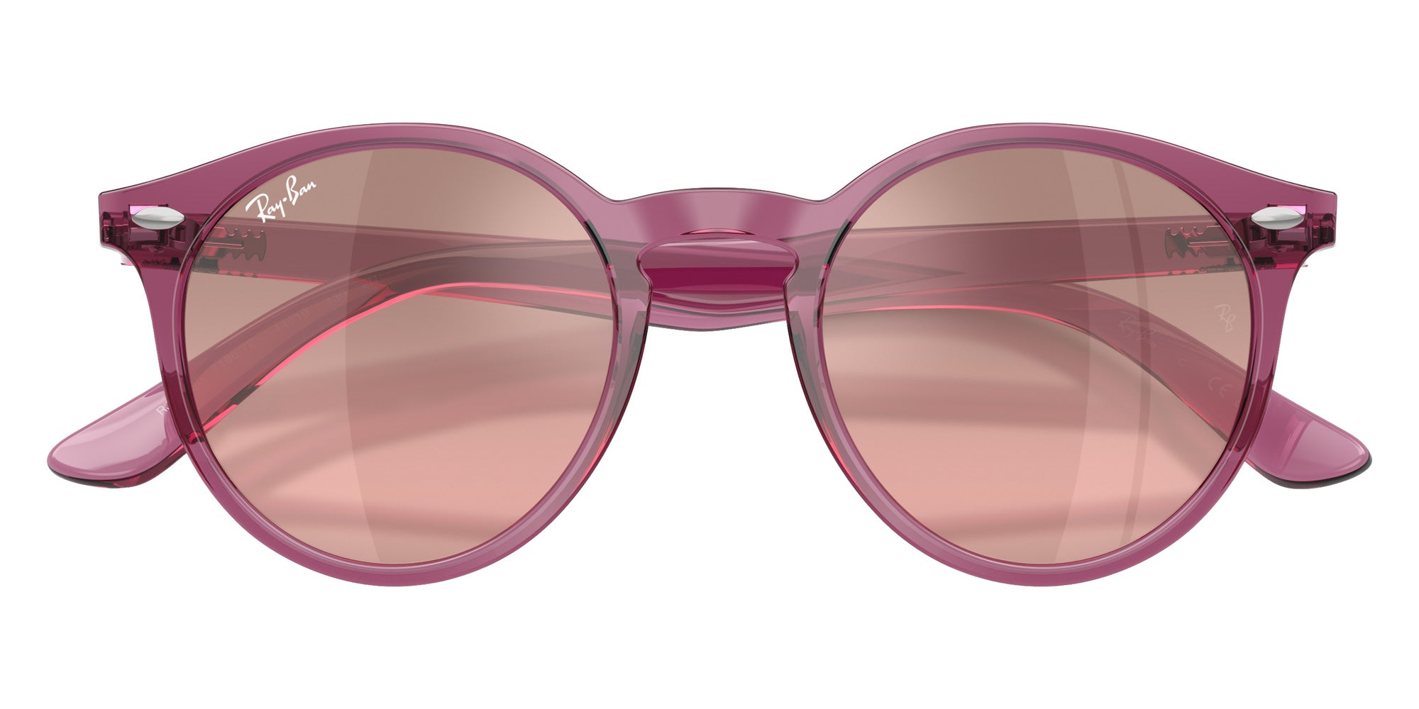 Ray-Ban® RJ9064S RJ9064S 71867E 44 Sunglasses - Transparent Violet