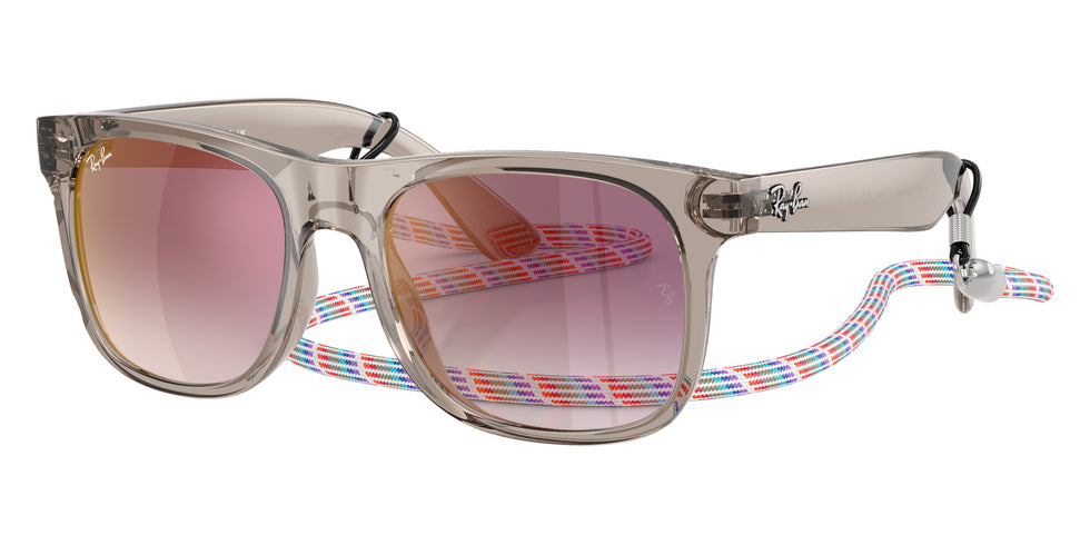 Ray-Ban® RJ9069S RJ9069S 7224U0 48 Sunglasses - Transparent Gray