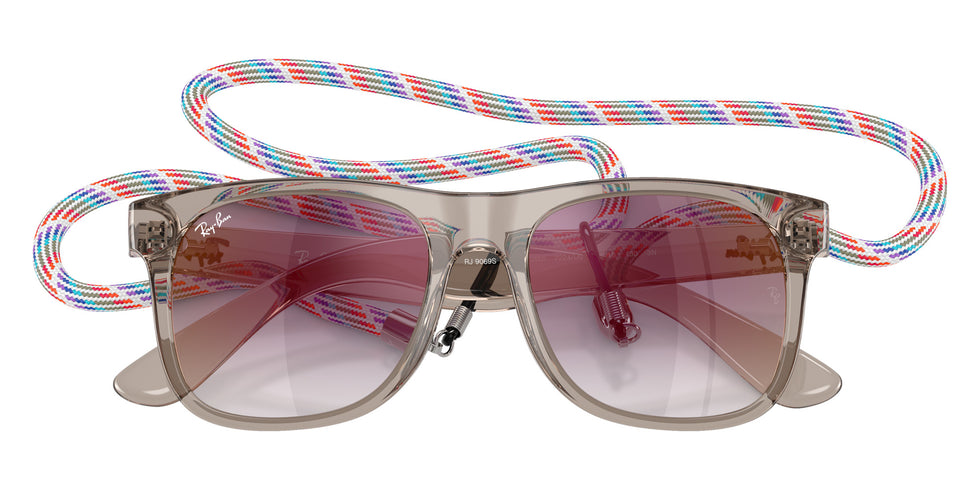 Ray-Ban® RJ9069S RJ9069S 7224U0 48 Sunglasses - Transparent Gray