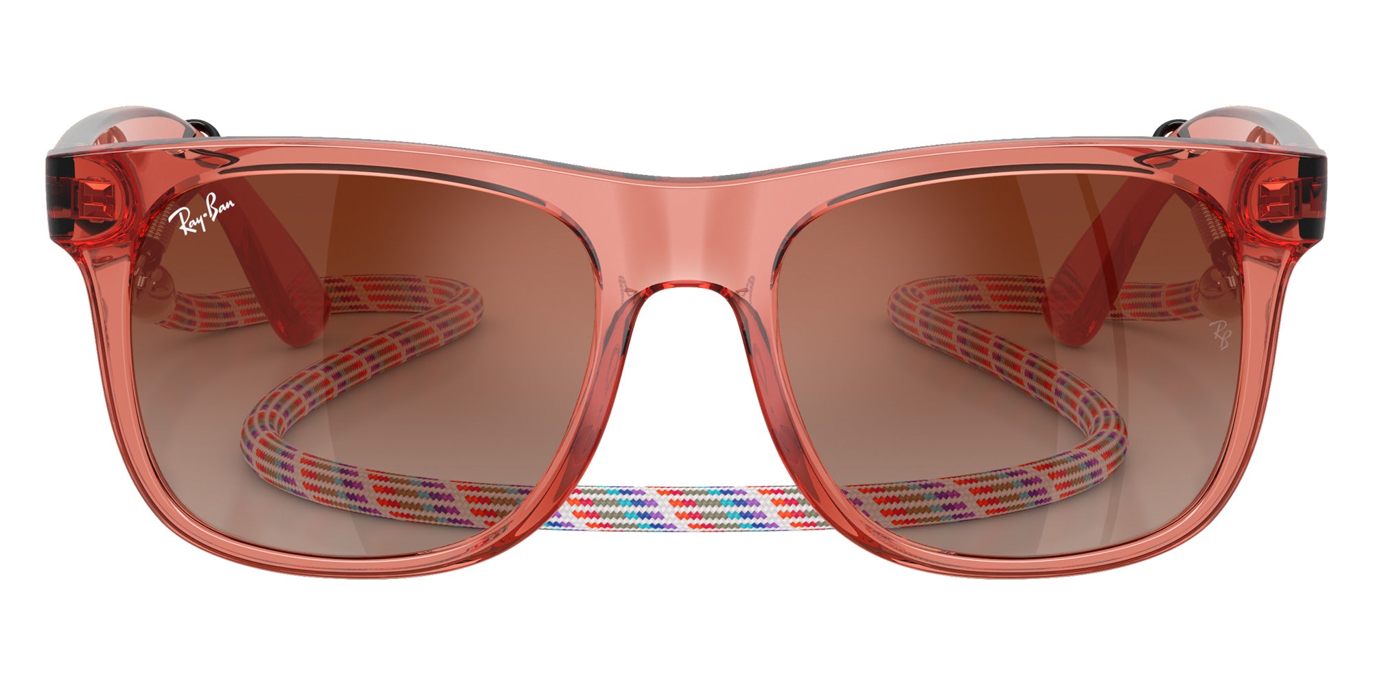 Ray-Ban® RJ9069S RJ9069S 7225S0 48 Sunglasses - Transparent Red