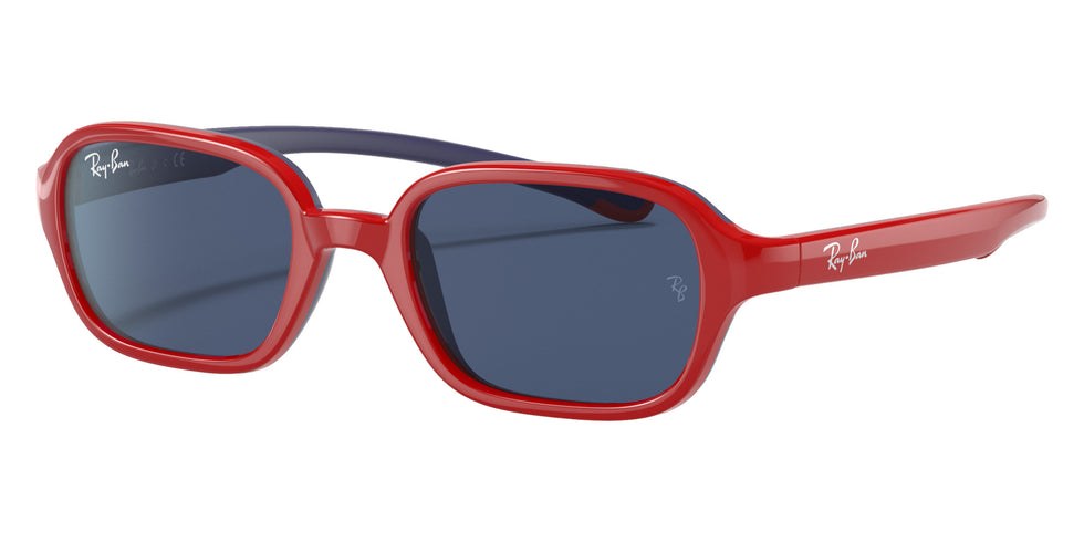 Ray-Ban® RJ9074S RJ9074S 709380 41 Sunglasses - Red On Rubber Blue
