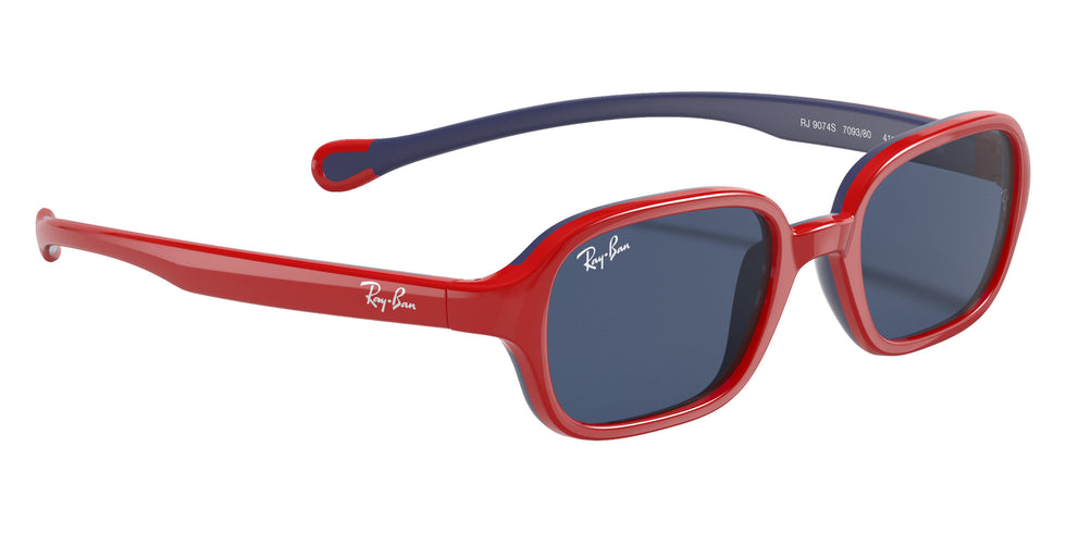 Ray-Ban® RJ9074S RJ9074S 709380 41 Sunglasses - Red On Rubber Blue