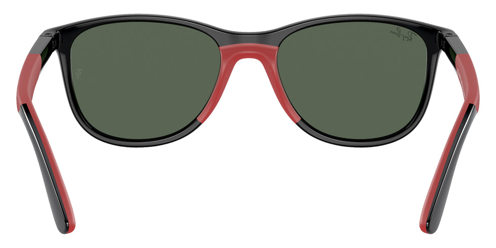 Ray-Ban® RJ9077S RJ9077S 713171 49 Sunglasses - Black On Red