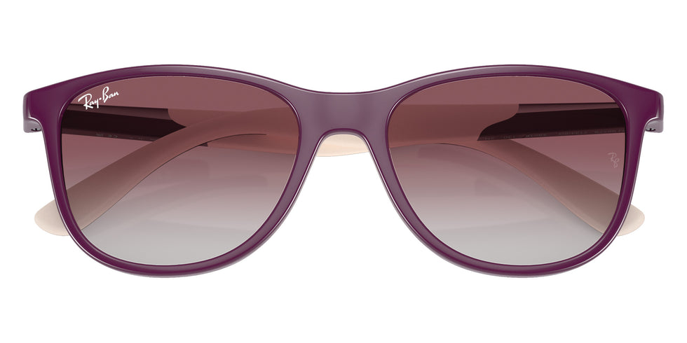 Ray-Ban® RJ9077S RJ9077S 71348G 49 Sunglasses - Purple On Beige