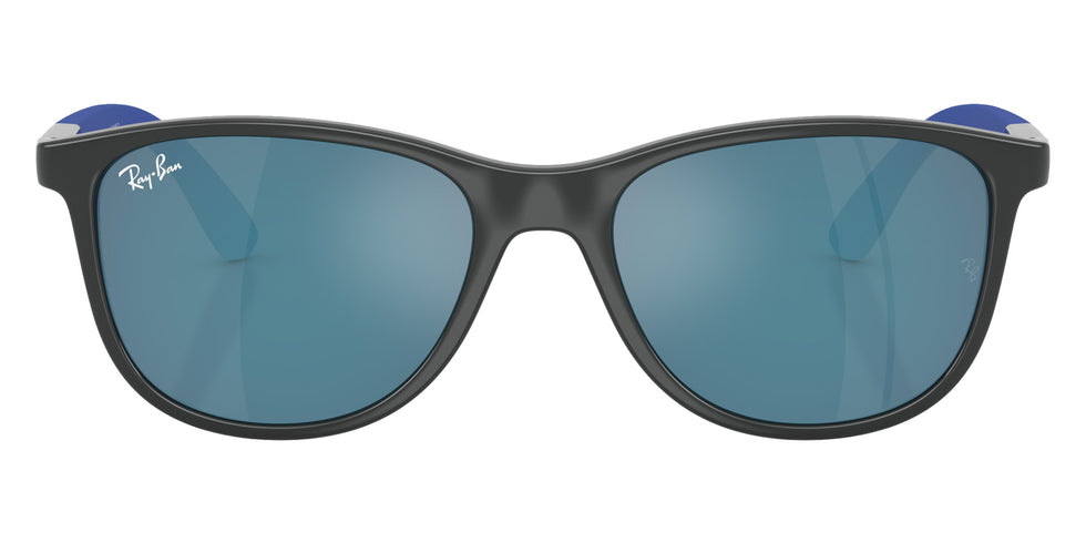 Ray-Ban® RJ9077S RJ9077S 715155 49 Sunglasses - Gray On Rubber Blue