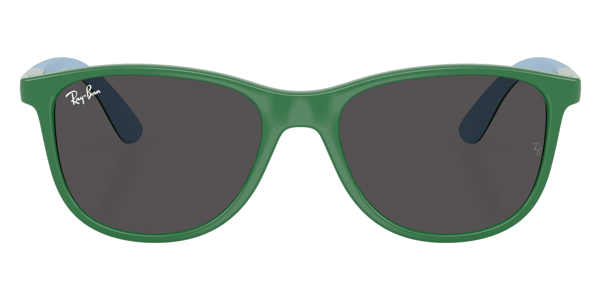 Ray-Ban® RJ9077S RJ9077S 718887 49 Sunglasses - Green On Rubber Light Blue