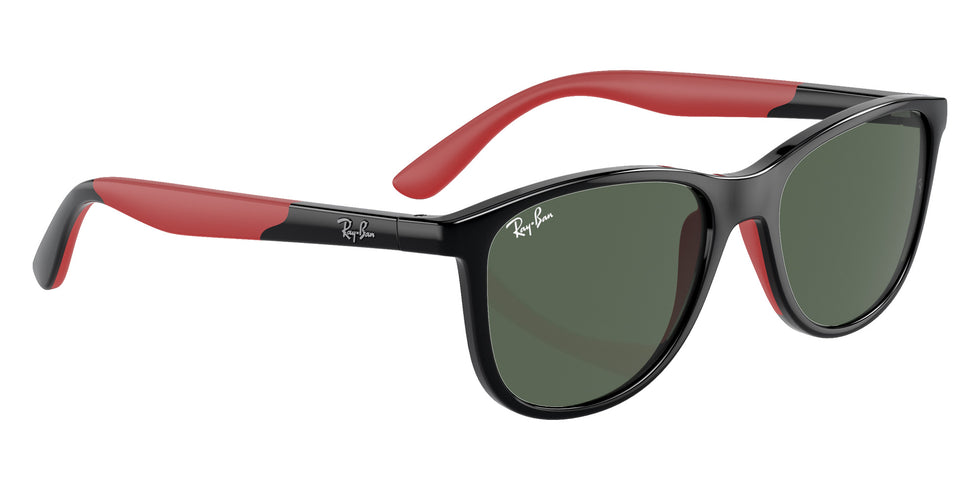 Ray-Ban® RJ9077SF RJ9077SF 713171 49 Sunglasses - Black On Red
