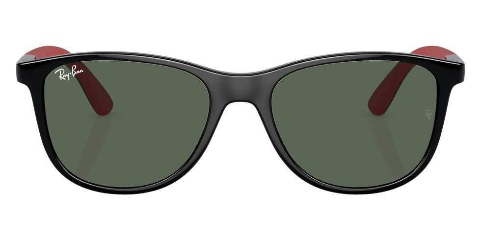 Ray-Ban® RJ9077SF RJ9077SF 713171 49 Sunglasses - Black On Red