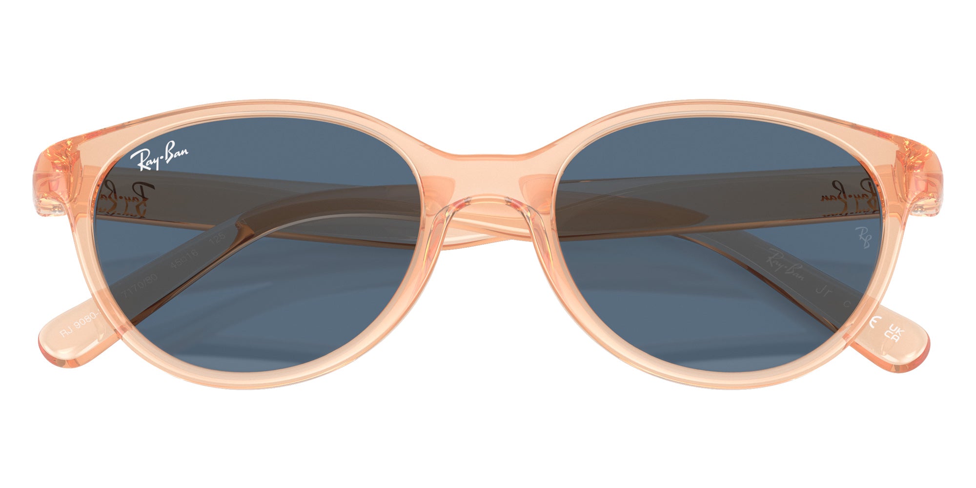 Ray-Ban® RJ9080SF RJ9080SF 717080 47 Sunglasses - Transparent Orange