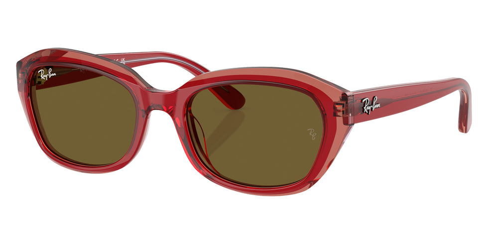 Ray-Ban® RJ9081S RJ9081S 715473 48 Sunglasses - Top Red/Orange/Light Purple