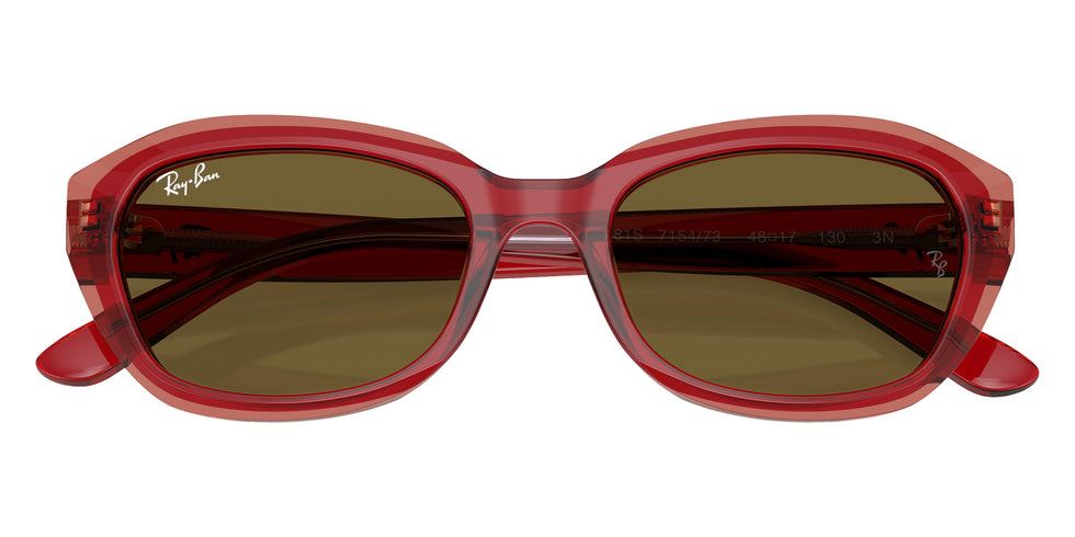 Ray-Ban® RJ9081S RJ9081S 715473 48 Sunglasses - Top Red/Orange/Light Purple