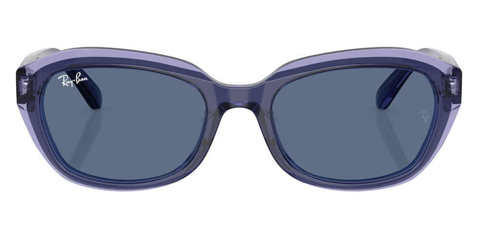 Ray-Ban® RJ9081S RJ9081S 715980 48 Sunglasses - Top Violet On Transparent Violet