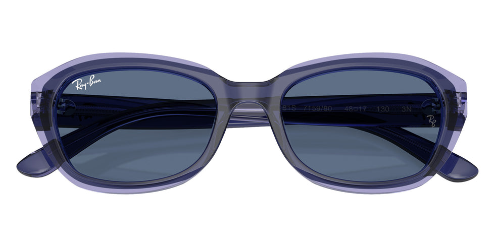 Ray-Ban® RJ9081S RJ9081S 715980 48 Sunglasses - Top Violet On Transparent Violet
