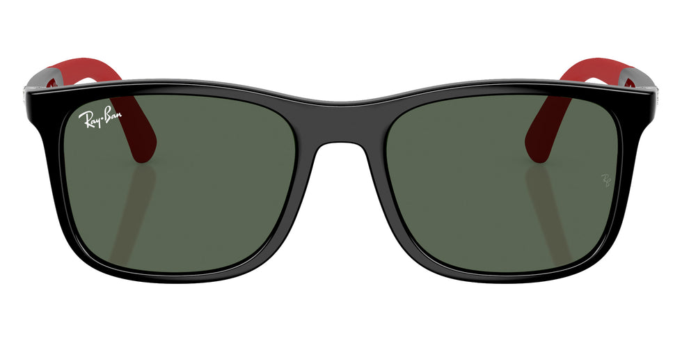 Ray-Ban® RJ9084S RJ9084S 713171 47 Sunglasses - Black On Rubber Red